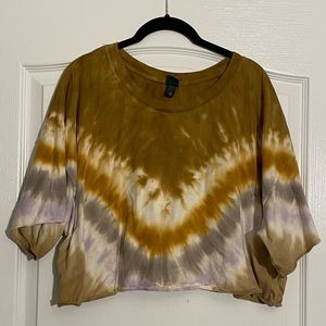 Cropped Tie-Dye Top XXL